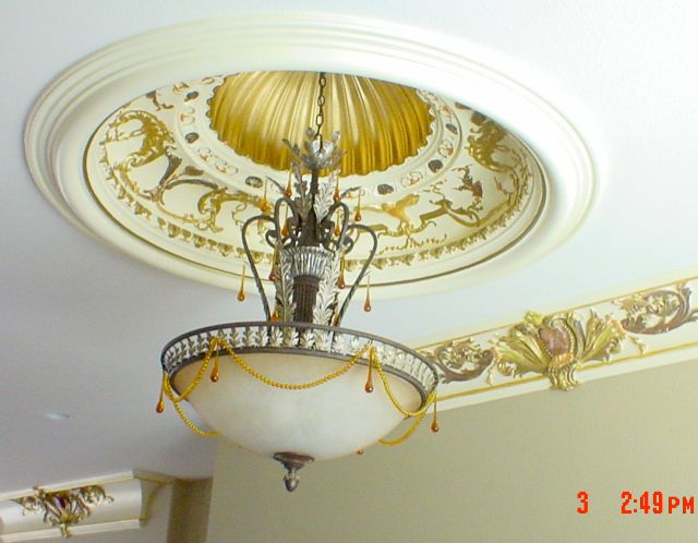 DOME WITH 12 INCH MOLDING