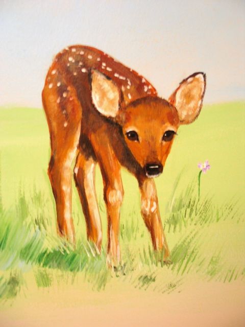 St Rose Nursery closeup of Bambi standing