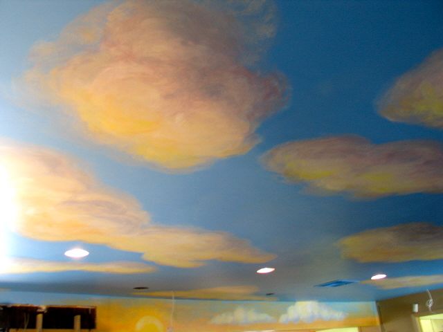 Ceiling Clouds w Soffet and Sunset