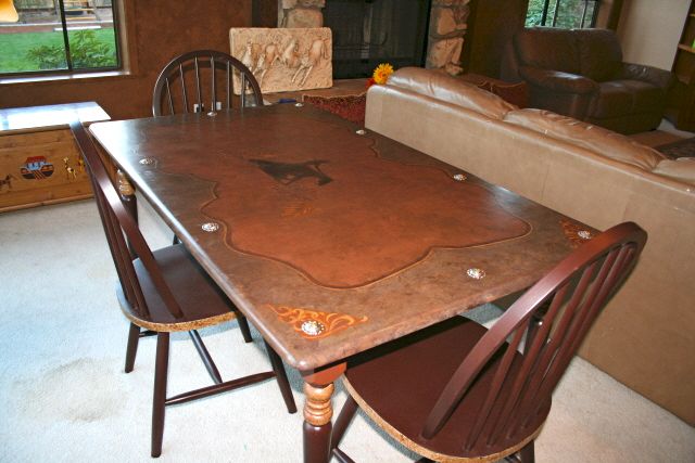cowboy kitchen table for sale