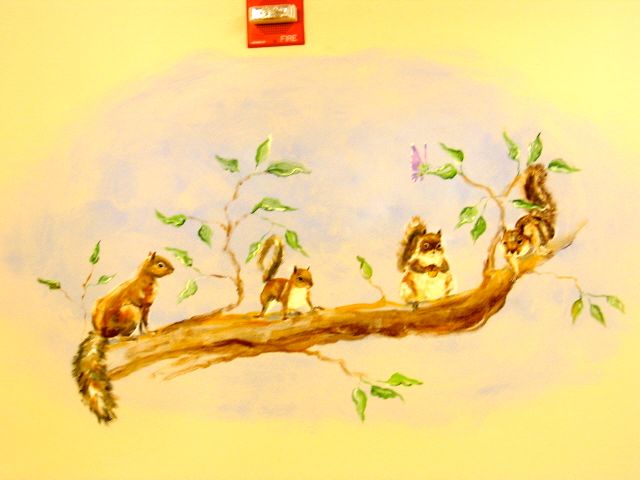 St Rose Hospital baby Chipmunks in tree